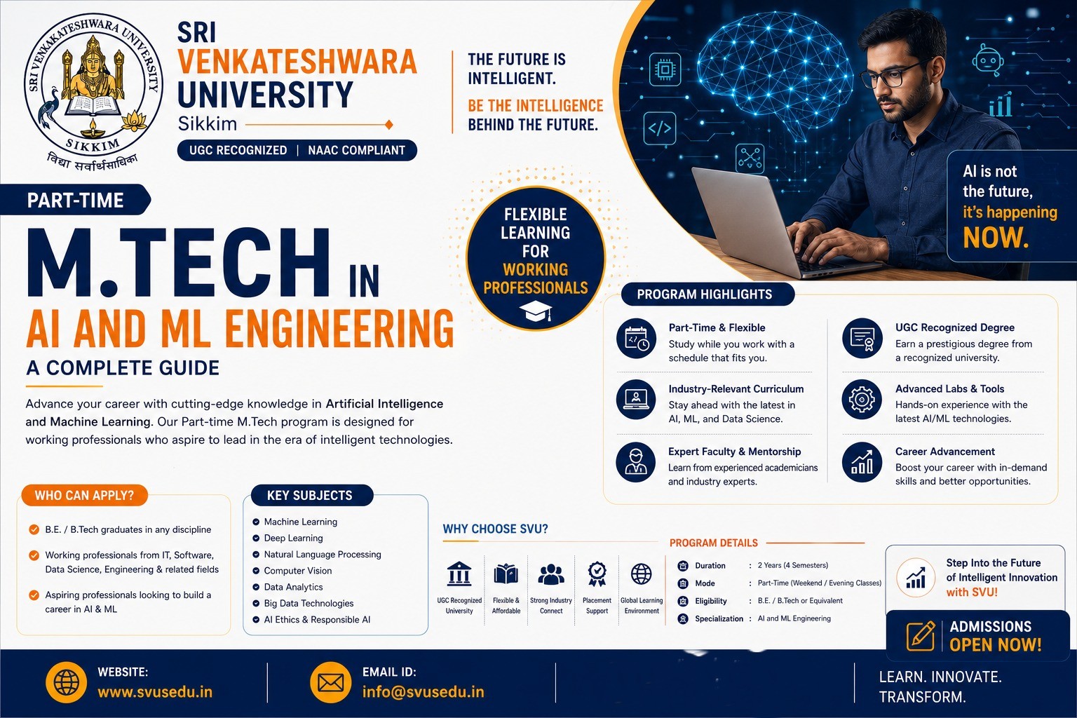 Part-time M.Tech in AI and ML Engineering: A Complete Guide